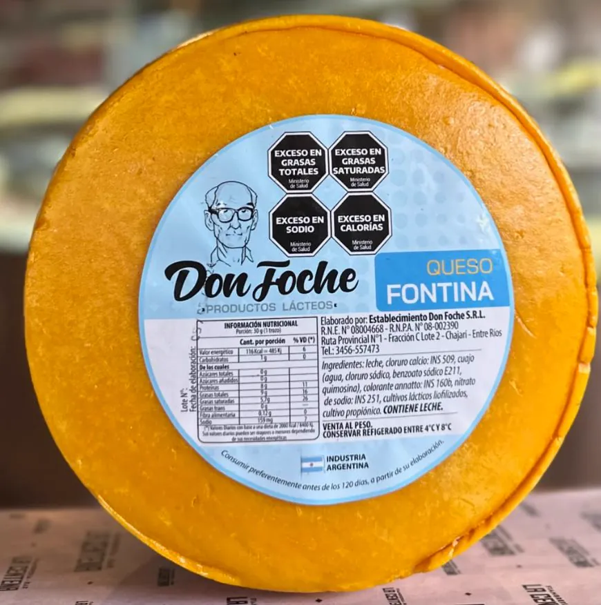Queso fontina Don Foche